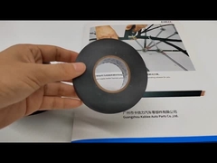 Μαύρη αυτοκίνητη ταινία χημικό ανθεκτικό RoHS υφασμάτων λουριών καλωδίωσης επικυρωμένο