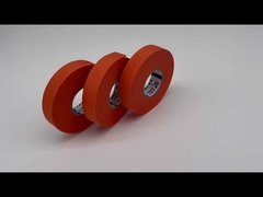 Πορτοκαλί αυτοκίνητο λουρί καλωδίων συνήθειας που τυλίγει χημικό ανθεκτικό ταινιών